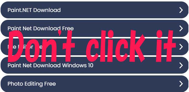 The ads that Mimic Download links